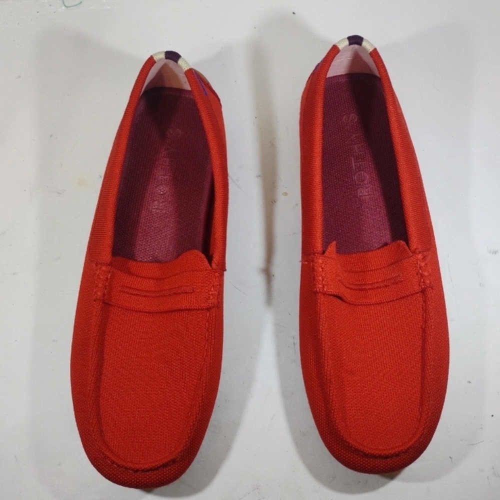 Rothy's Women's Driving Red Loafers